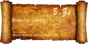 Bagoly Zsolt névjegykártya